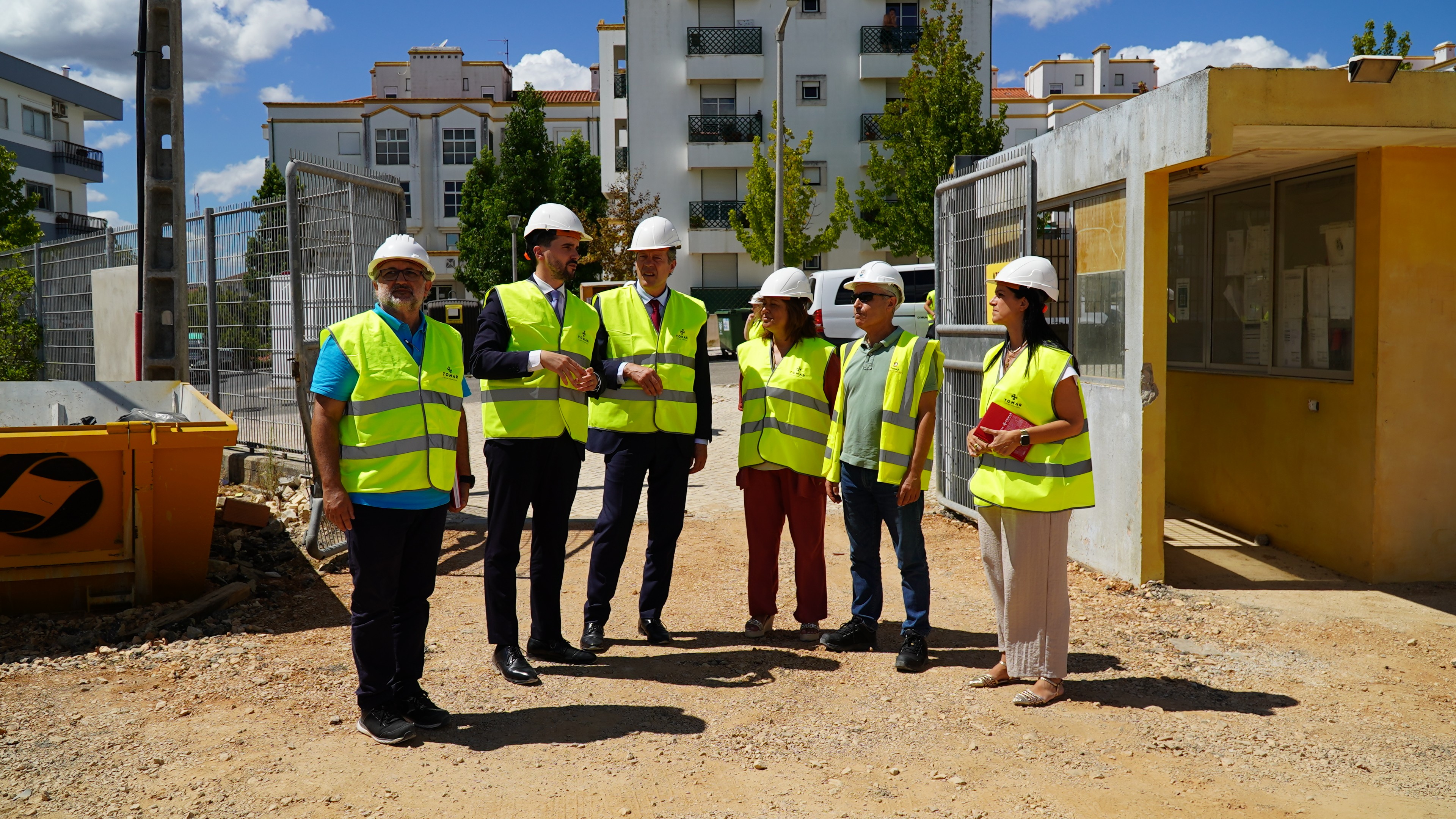 Presidente da CCDR Centro visita obras da creche e da Escola Gualdim Pais em Tomar