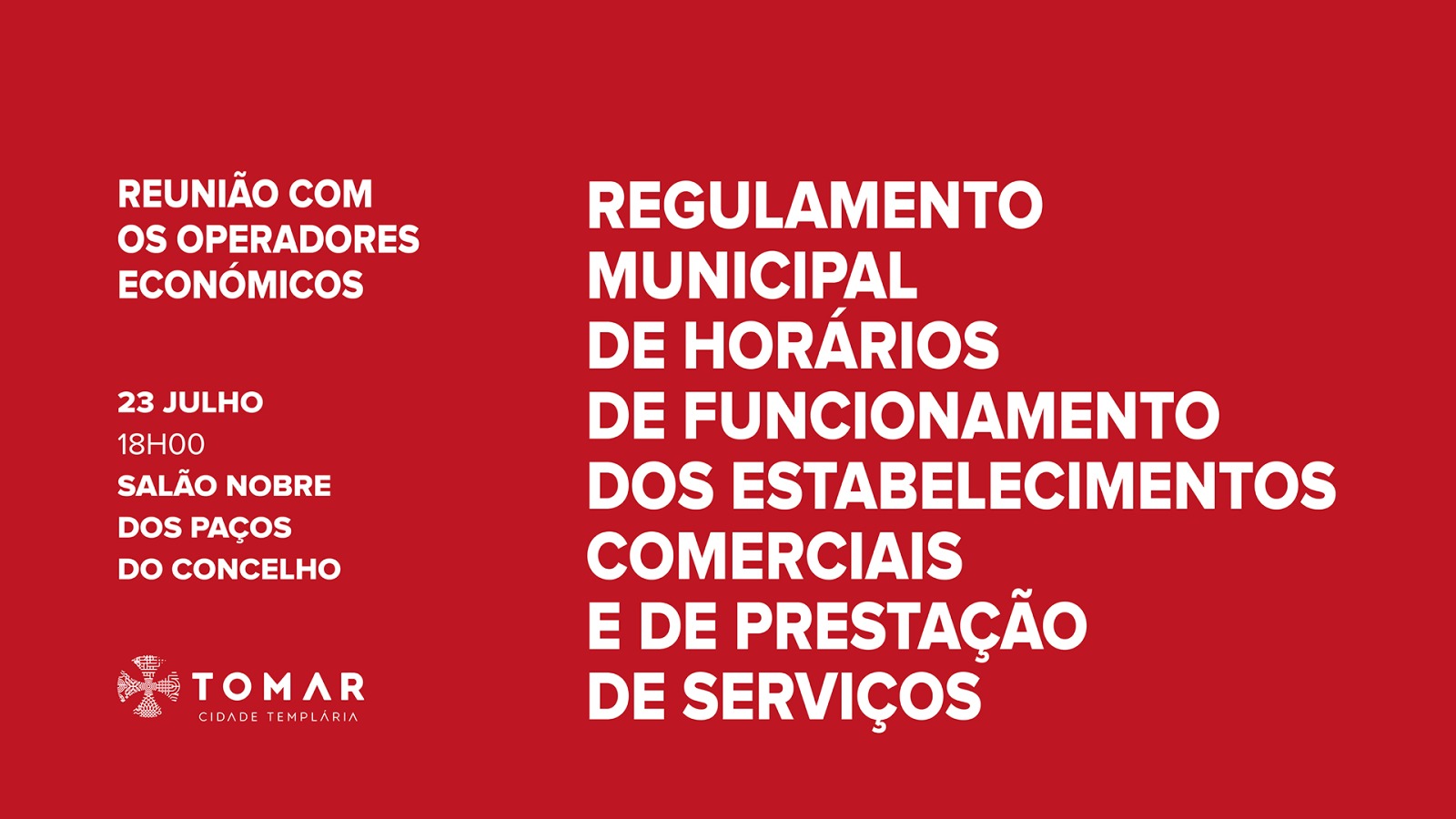Projeto de Regulamento Municipal de Horários de Funcionamento dos Estabelecimentos Comerciais e de Prestação de Serviços