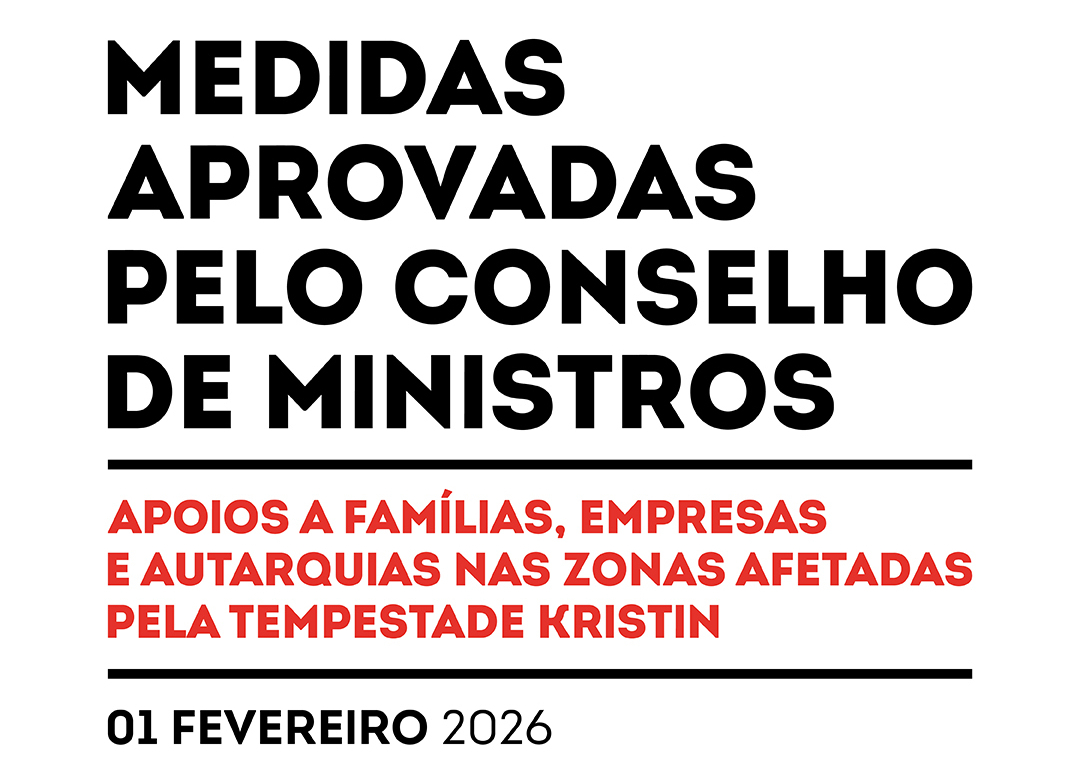 Apoios aprovados pelo governo para as zonas afetadas pela Tempestade Kristin