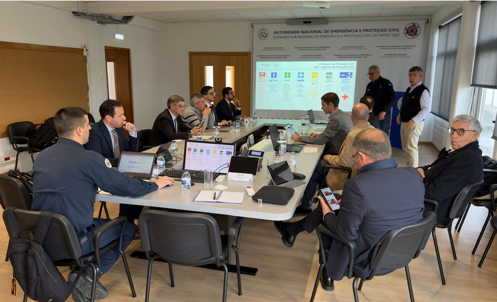 Presidentes dos Municípios do Médio Tejo participaram em ação de formação em Proteção Civil