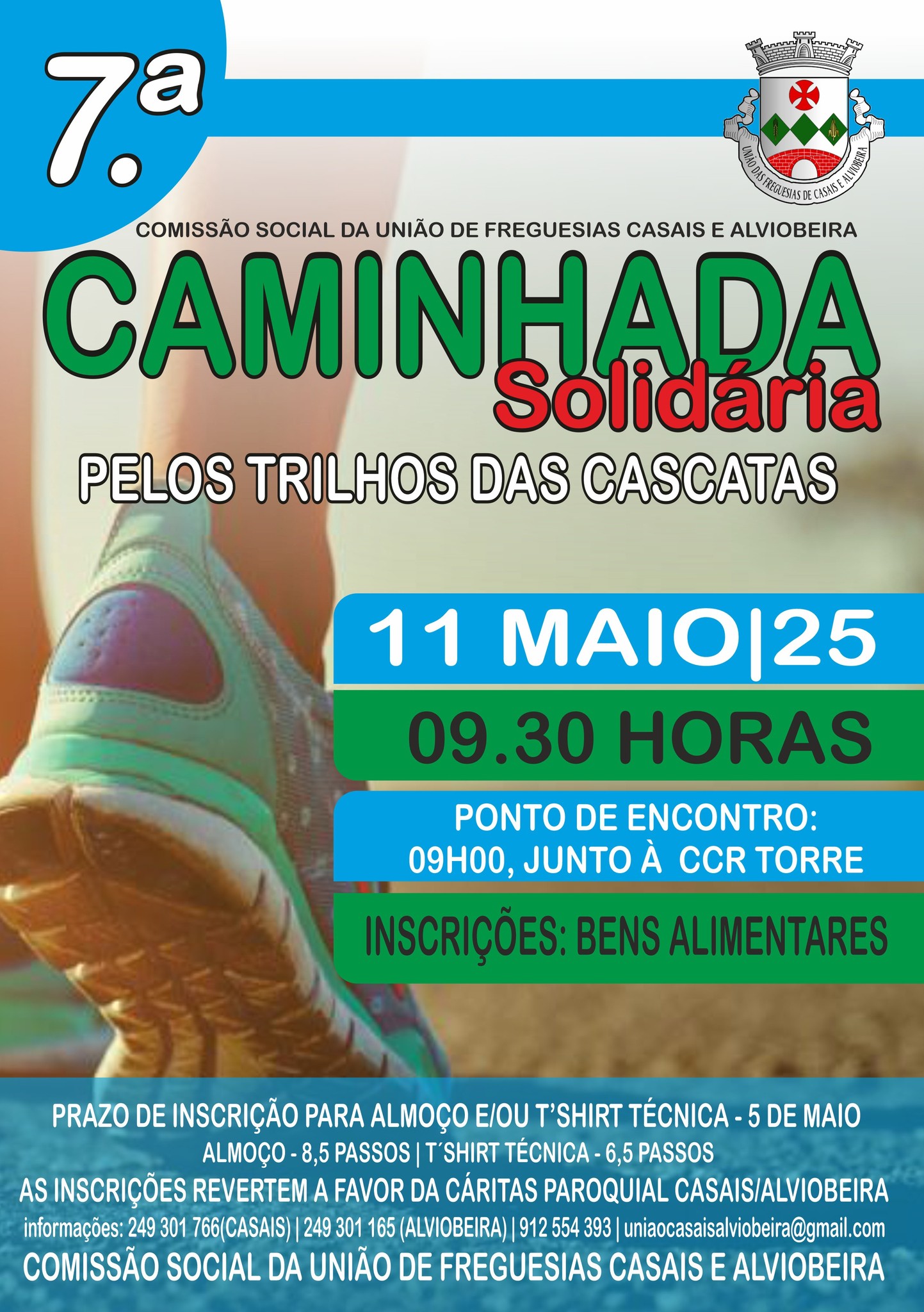 7.ª Caminhada Solidária pelos Trilhos das Cascatas