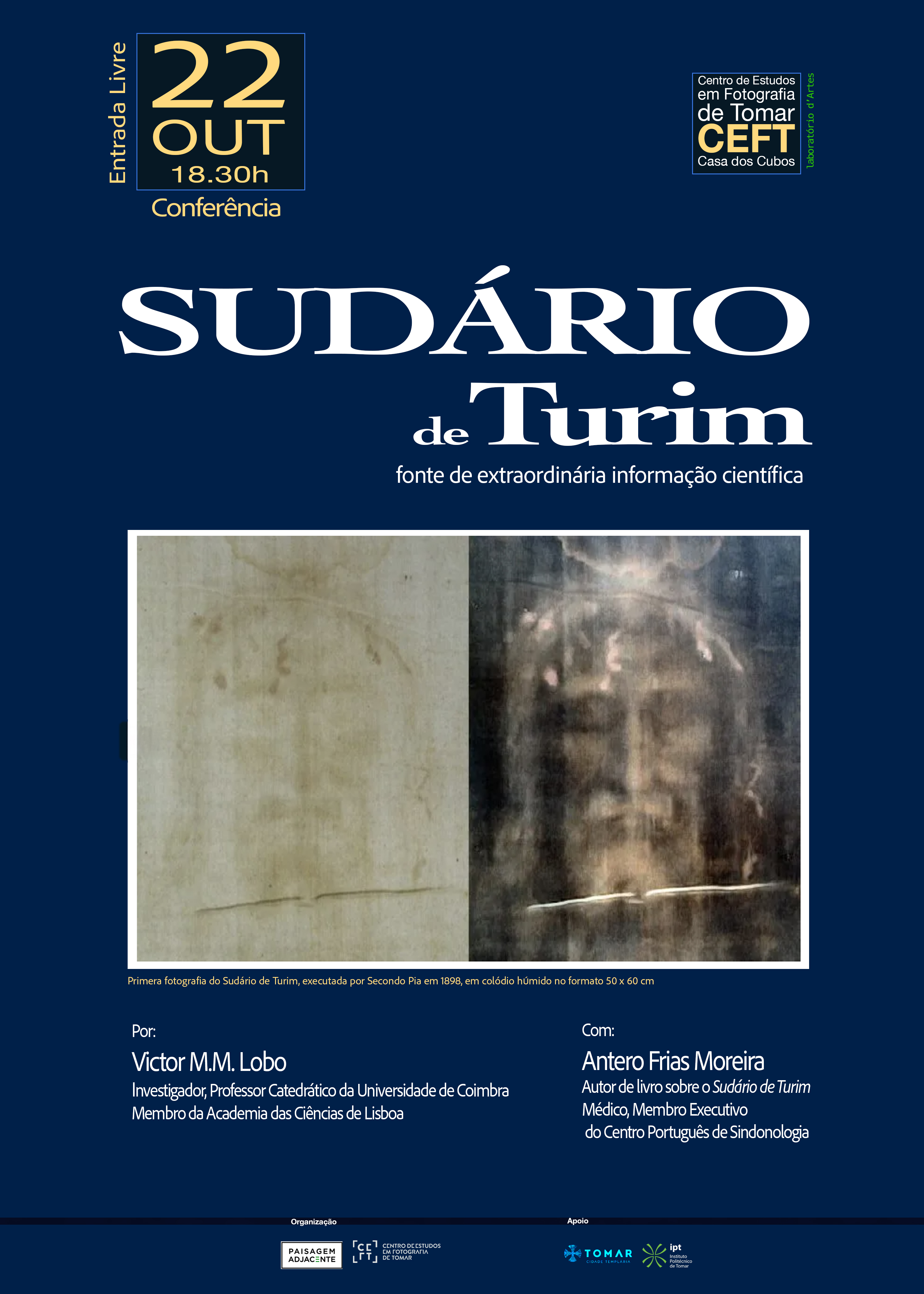 Conferência "O Sudário de Turim: fonte de extraordinária informação científica"