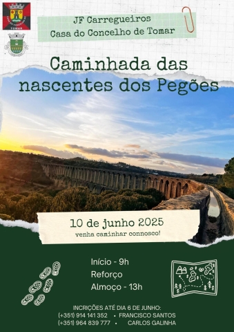 Caminhada das nascentes dos Pegões